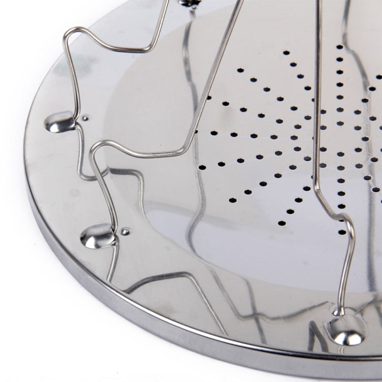 Outdoor Camping Tools 4 Slice Stainless Steel Camping Foldable Toaster Rack Toaster Tray Bread Toast Rack, Bread Toast Rack