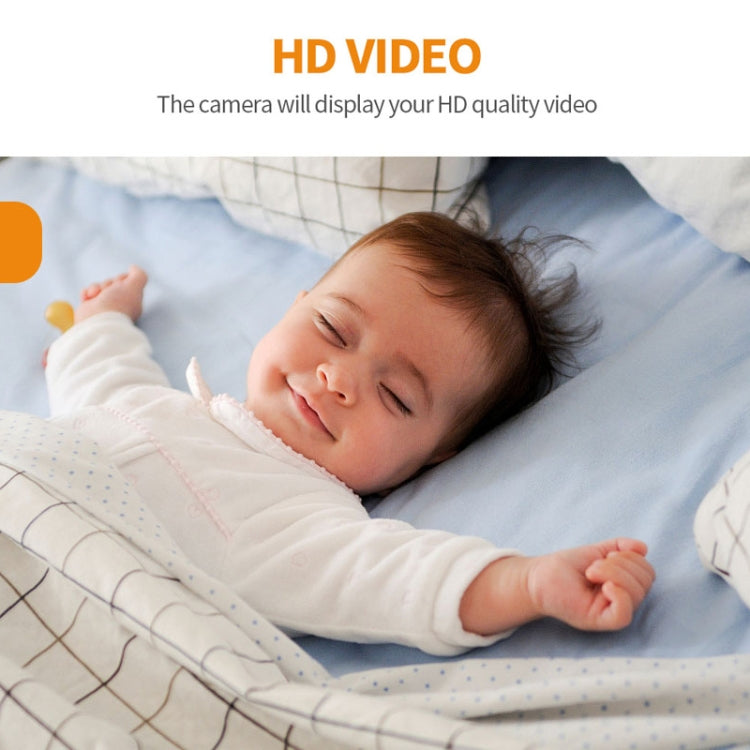 VB605 2.4 inch LCD 2.4GHz Wireless Surveillance Camera Baby Monitor, Support Two Way Talk Back, Night Vision(White)