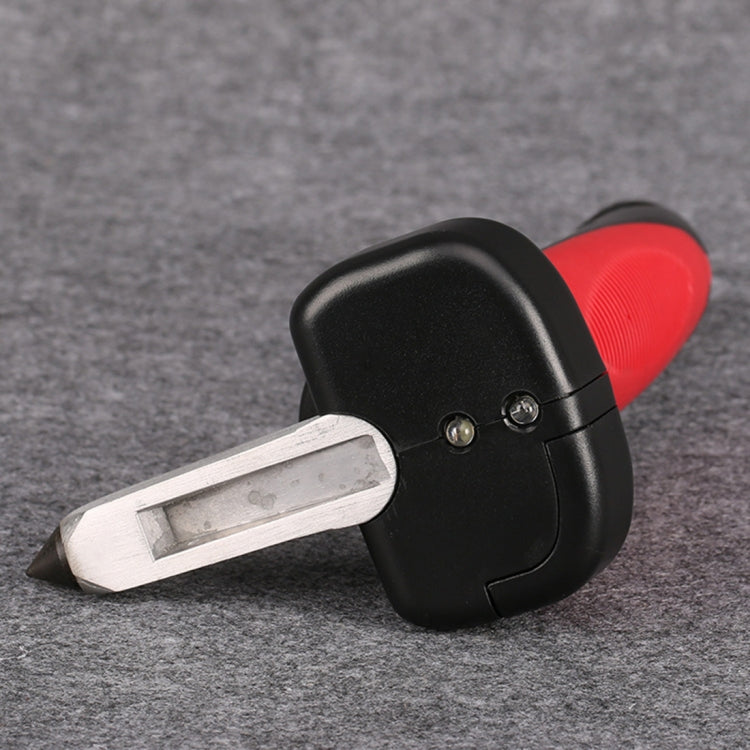Car Cane Handle Portable Mobility Aid Flashlight Belt Cutter Glass Breaker Emergency Escape Tools, 566