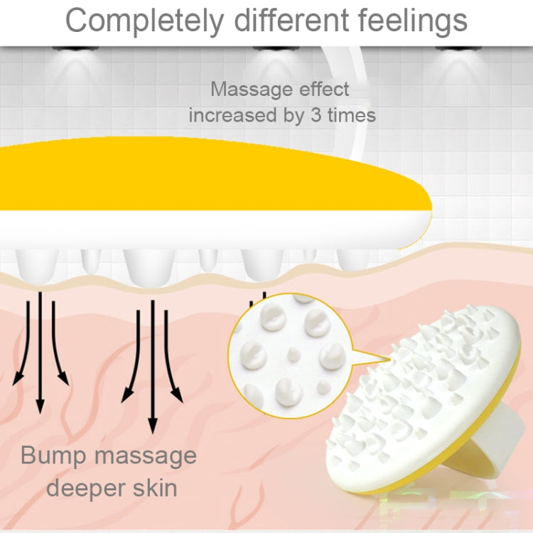 Bath Shower Body Relaxing Spa Scrub Glove Anti Cellulite Massager TPR Brush