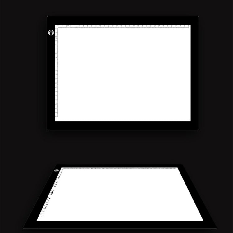 A4 Size 5W 5V LED Three Level of Brightness Dimmable Acrylic Copy Boards for Anime Sketch Drawing Sketchpad, with USB Cable & Plug, Size：240x360x5mm