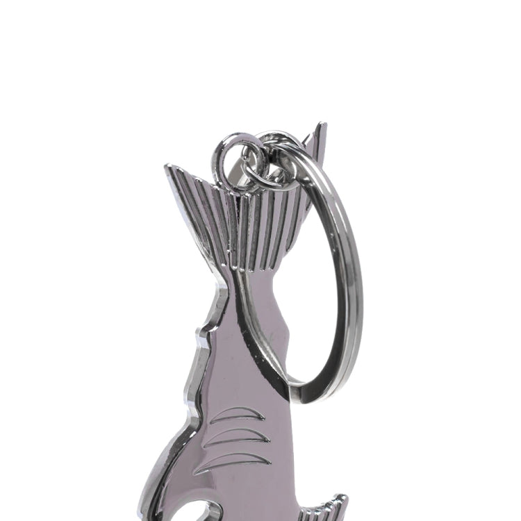 5 PCS Multi-function Shark Bottle Opener Key Chain Car Key Pendant, Size: 13.5x3cm, Shark shape