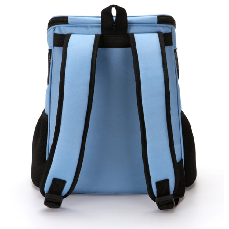 Portable Folding Nylon Breathable Pet Carrier Backpack, Size: 33 x 30 x 24cm, Size: 33 x 30 x 24cm Blue, Size: 33 x 30 x 24cm Red, Size: 33 x 30 x 24cm Black, Size: 33 x 30 x 24cm Coffee