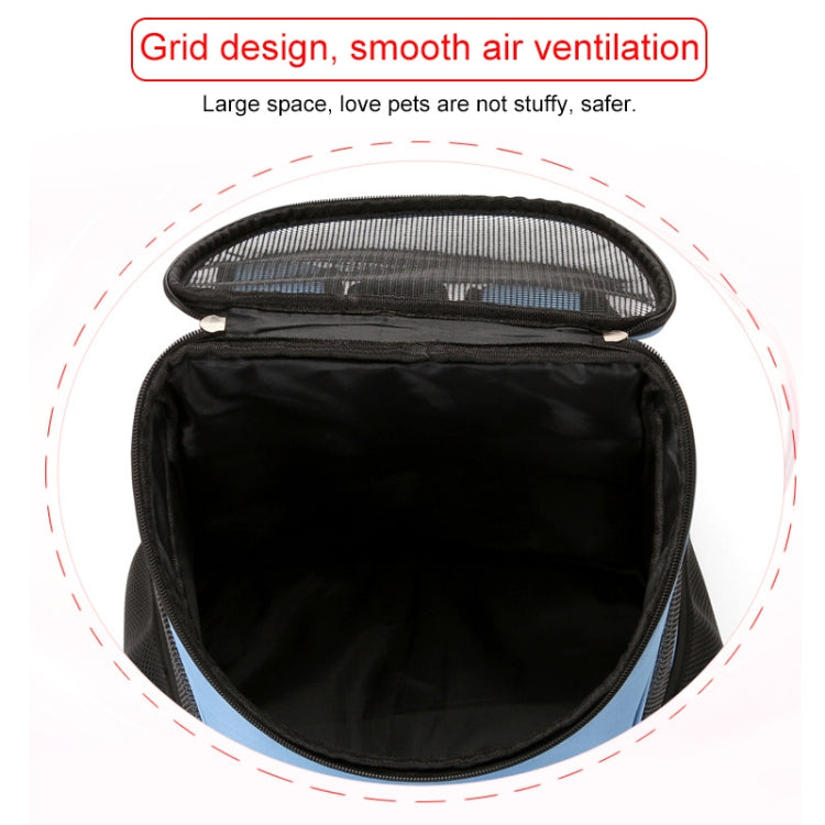 Portable Folding Nylon Breathable Pet Carrier Backpack, Size: 33 x 30 x 24cm, Size: 33 x 30 x 24cm Blue, Size: 33 x 30 x 24cm Red, Size: 33 x 30 x 24cm Black, Size: 33 x 30 x 24cm Coffee