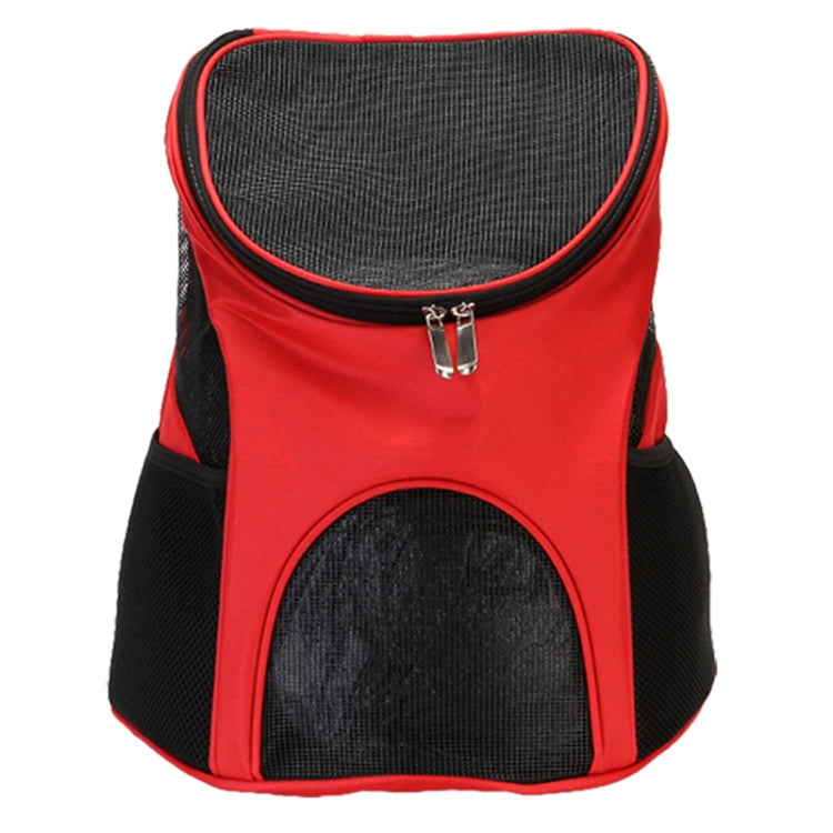 Portable Folding Nylon Breathable Pet Carrier Backpack, Size: 33 x 30 x 24cm, Size: 33 x 30 x 24cm Blue, Size: 33 x 30 x 24cm Red, Size: 33 x 30 x 24cm Black, Size: 33 x 30 x 24cm Coffee
