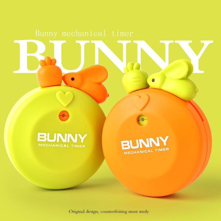 Rabbit 60 Minutes Mechanical Kitchen Cooking Count Down Alarm Timer Home Decorating Gadget, Random Color Delivery, RB277