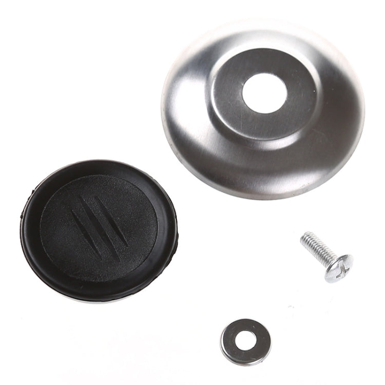 12 PCS Kitchen Universal Replaceable Pot Cover Handle Circular Plastic Knob, Pot Cover Plastic Knob