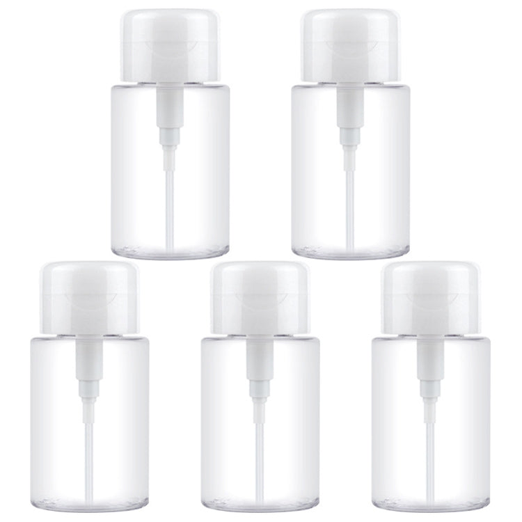 Liquid Push Down Pump Dispenser Bottle Empty Plastic Bottle Container, 200ml, 200ml