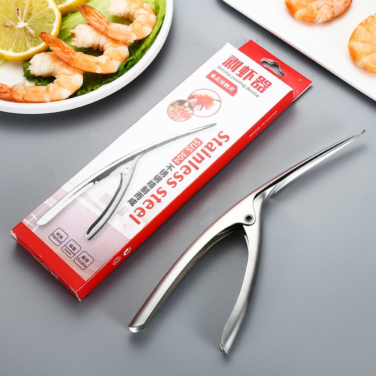 304 Stainless Steel Shrimp Shelling Tool Seafood Shell Remover Kitchen Gadgets, Seafood Shell Remover