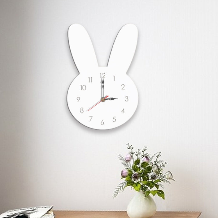 Rabbit Pattern Creative Living Room Decorative Wall Clock