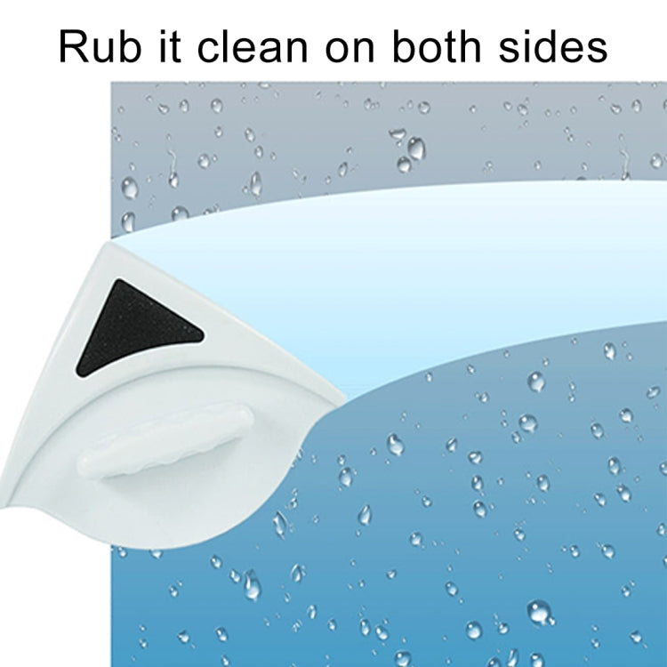 Useful Double Side Glass Wiper Cleaning Brushes Window Cleaner, Applicative Range: 3-8mm Glass, 3-8mm Glass Cleaner