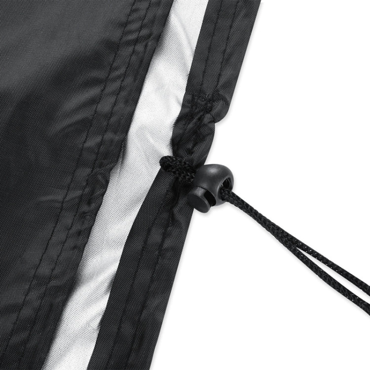 Anti-UV Waterproof Dust-proof 210D Oxford Cloth Folding Table Chairs Protective Cover Outdoor Furniture Set Cover, Size: 213*132*74cm(Black), Size: 213*132*74cm