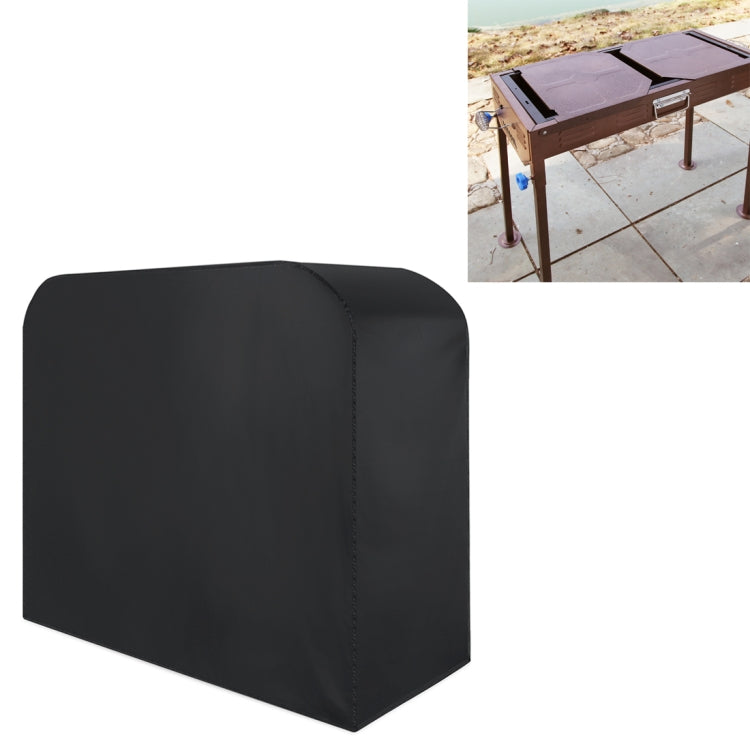 Anti-UV Waterproof Dust-proof 210D Oxford Cloth Folding BBQ Protective Cover Outdoor Gas Charcoal Electric Barbeque Grill Cover, Size: 170*61*117cm(Black), Size: 170*61*117cm