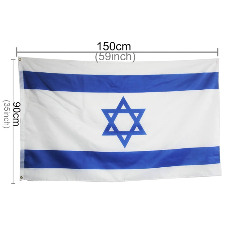 Polyester Material Israel Flag, Size: 150*90cm, Israel Flag