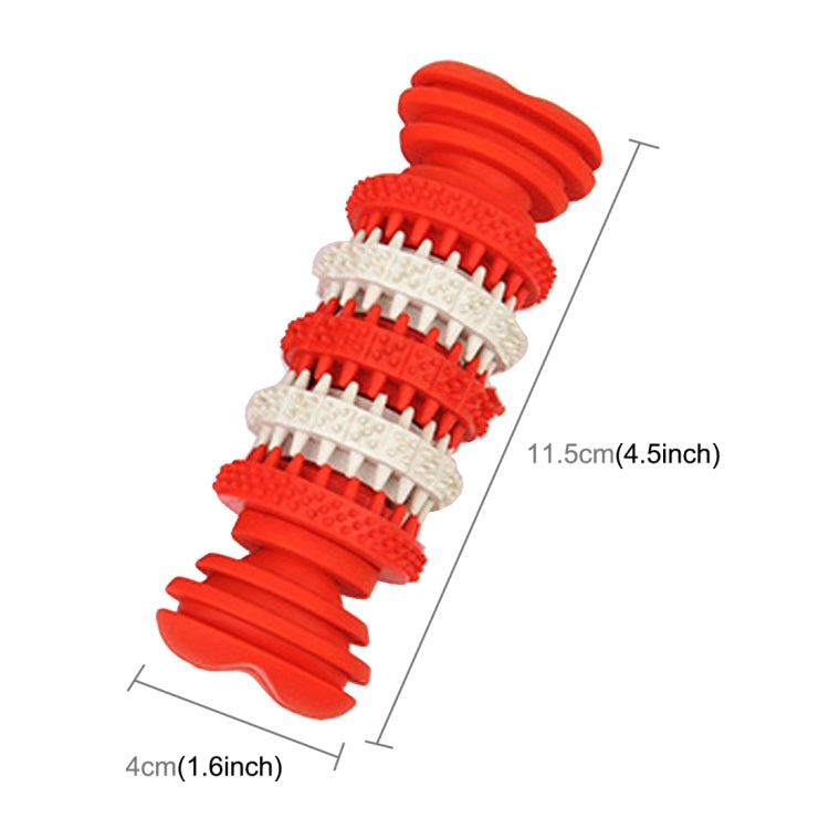 Dog Toy  for Pets Tooth Cleaning Chewing Toys of Non-Toxic Soft Rubber , Small Size,Length:12cm, 12cm Baby Blue, 12cm Orange, 12cm Blue, 12cm Red