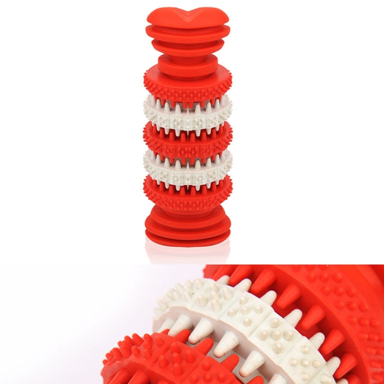 Dog Toy  for Pets Tooth Cleaning Chewing Toys of Non-Toxic Soft Rubber , Small Size,Length:12cm, 12cm Baby Blue, 12cm Orange, 12cm Blue, 12cm Red