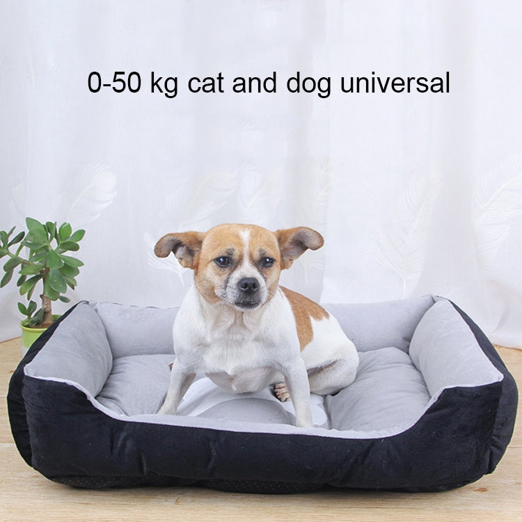 Dog Bone Pattern Big Soft Warm Kennel Pet Dog Cat Mat Blanket, Size: XS, 50×40×15cm, Size: XS