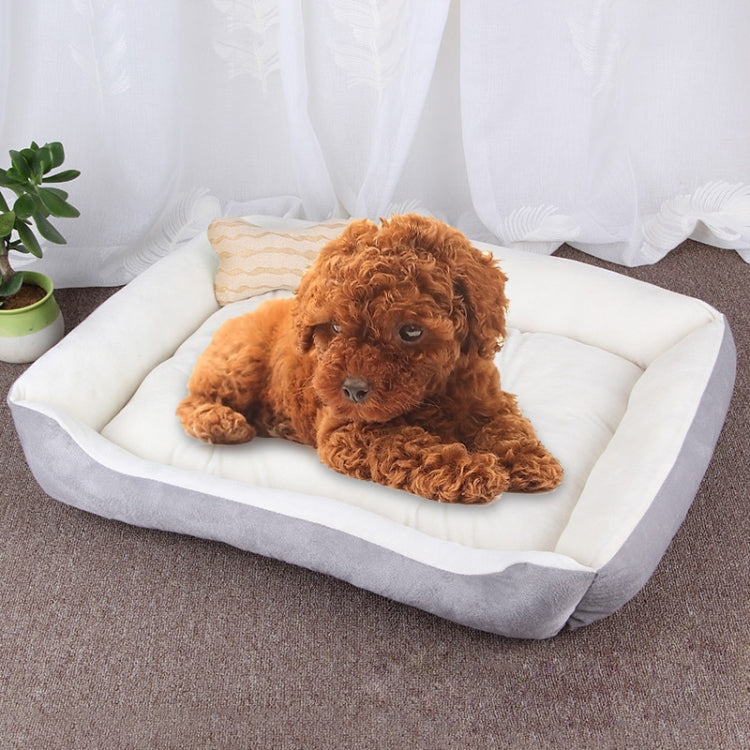 Dog Bone Pattern Big Soft Warm Kennel Pet Dog Cat Mat Blanket, Size: XL, 90×70×15cm, Size: XL