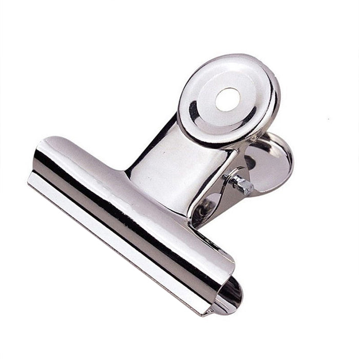 10pcs 63mm Silver Metal Stainless Steel Round Clip Notes Letter Paper Clip Office Bind Clip, 10PCS / 63mm