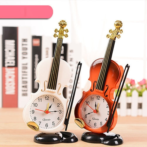 Multi-functional Originality Violin Electronics Pointer Alarm Clock with Pen Holder