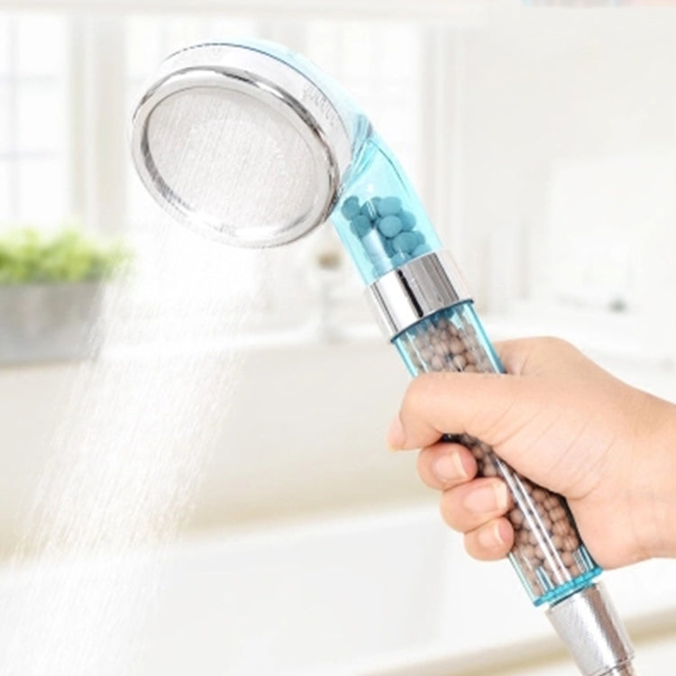 PC Negative Ions Shower Head, Size: Small, Interface:  2cm, Size: Small(Blue), Size: Small(Transparent)