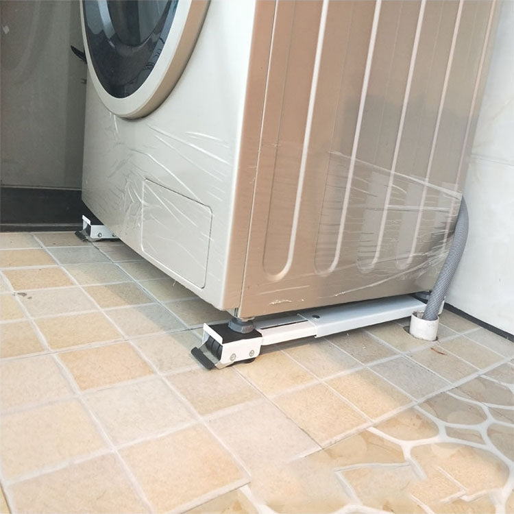 Adjustable Washing Machine Refrigerator Base Stand Bracket Fridge Washing Machine Trolley Bracket Mount, Trolley Bracket
