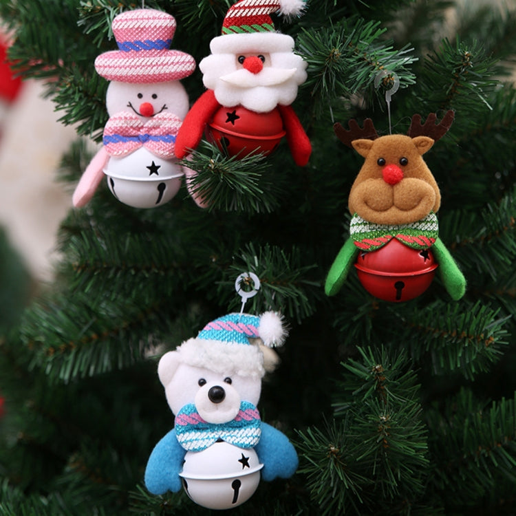 Christmas Tree Doll Bell Christmas Pendants Decorations, Random Style Delivery, Size: 11*7cm, Doll Bell