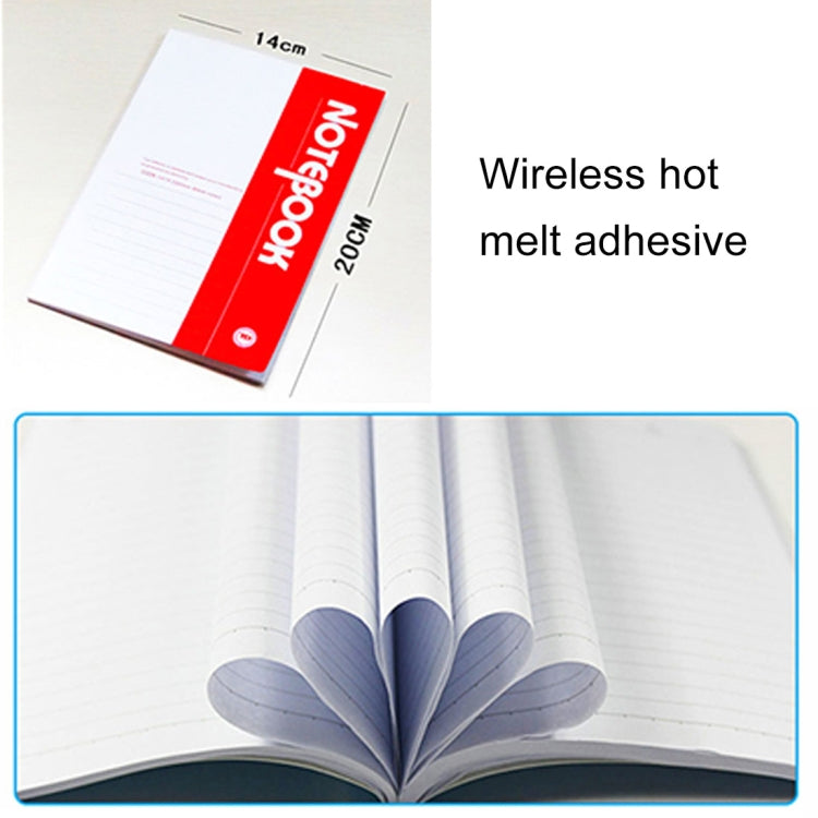 10 PCS 20 Pages A5 Soft Cover Diary Notebook Office Supply, Random Color Delivery, 20 Pages