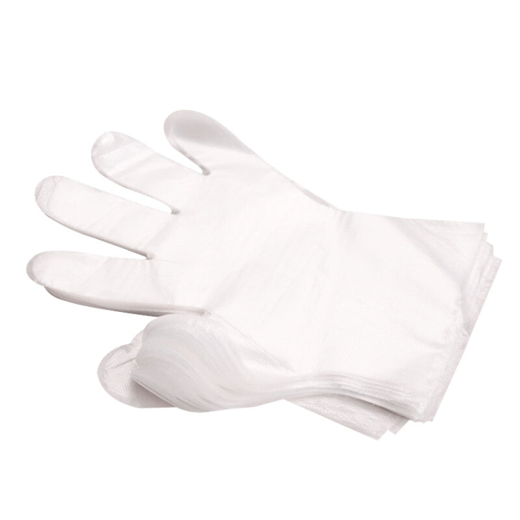 100 PCS Disposable PVC Examination Gloves Household Transparent Touchable Protective Gloves, Size: L, 100 PCS L