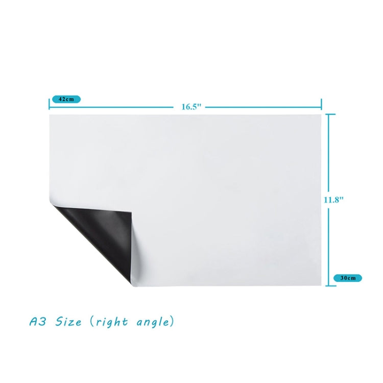 A3 PET Magnetic Soft Whiteboard Message Board Refrigerator Magnet, Size: 29.7cm x 42cm, A3