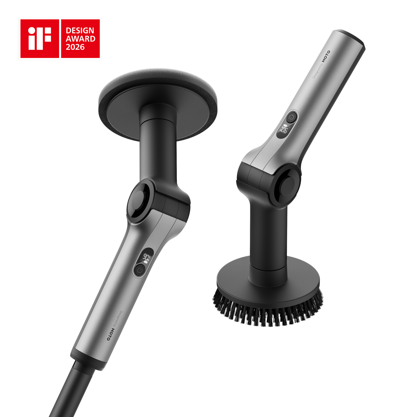 HOTO Flexi™ Cordless Spin Scrubber