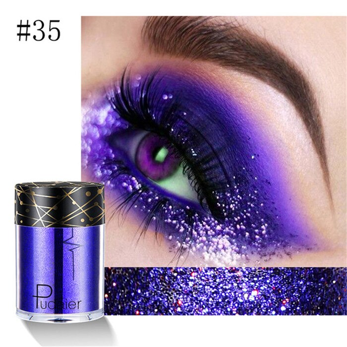 36 Colors Holographic Sequins Glitter Shimmer Diamond Eye Shiny Skin Highlighter Face Body Glitter Festival Makeup Eyeshadow