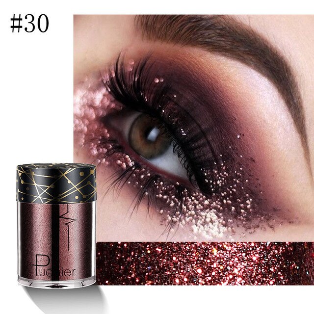 36 Colors Holographic Sequins Glitter Shimmer Diamond Eye Shiny Skin Highlighter Face Body Glitter Festival Makeup Eyeshadow