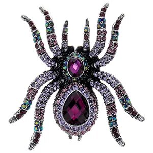 Spider Brooch Pin Pendant Halloween Jewelry