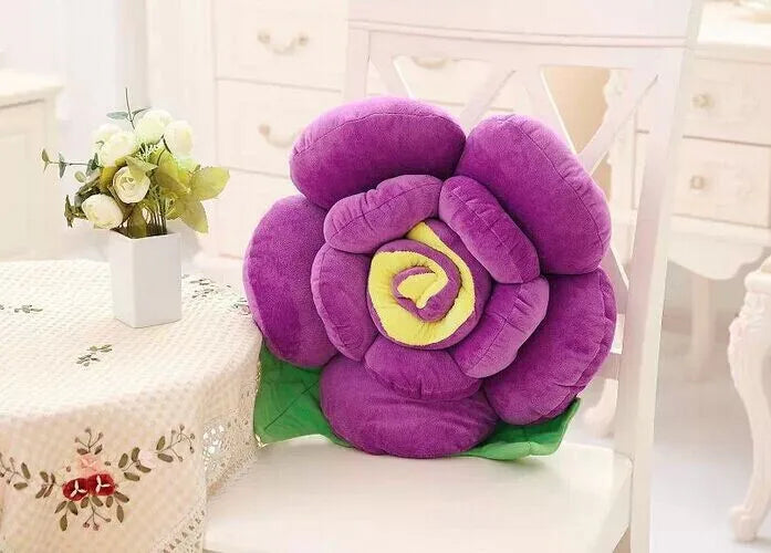 Stereoscopic Rose Style Novelty Home Wedding Decorative Pillows Sofa Cushion Soft Pillow cojines Valentine's Day Gift coussin
