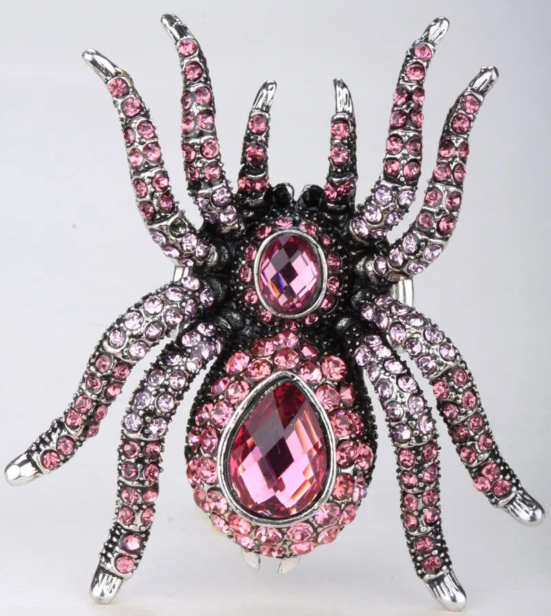 Spider Brooch Pin Pendant Halloween Jewelry
