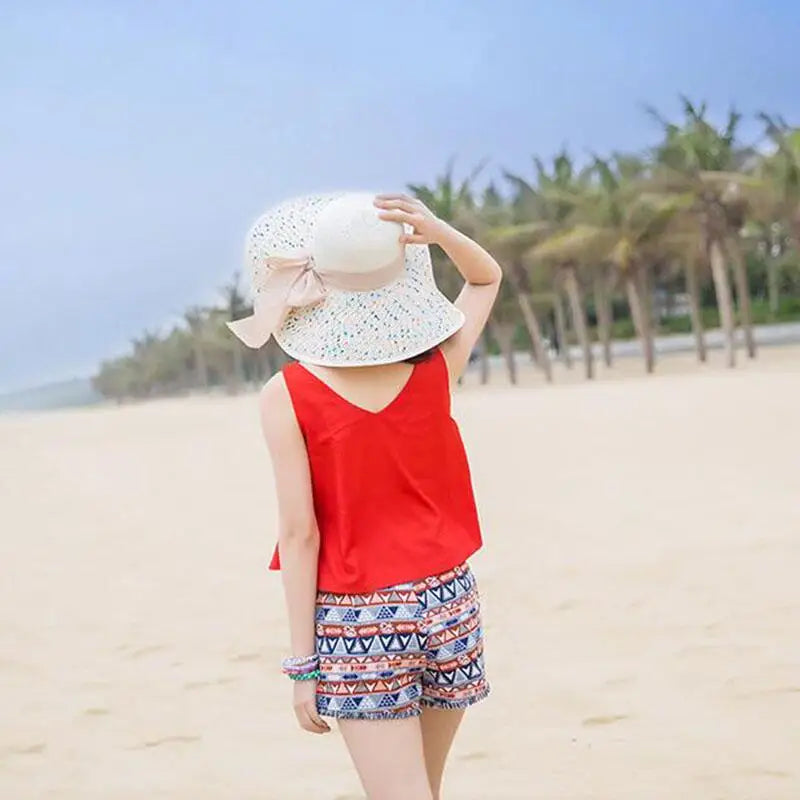 jiangxihuitian 2018 Summer Women's beach hats Caps Foldable Chiffon Floppy Sun Hats Casual Ladies sombreros bowknot hat Ladies
