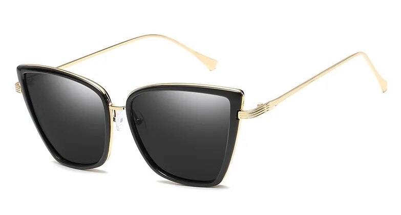 45255 Women Cat Eye Sunglasses Mirror Glasses UV400 Fashion Male Female Shades