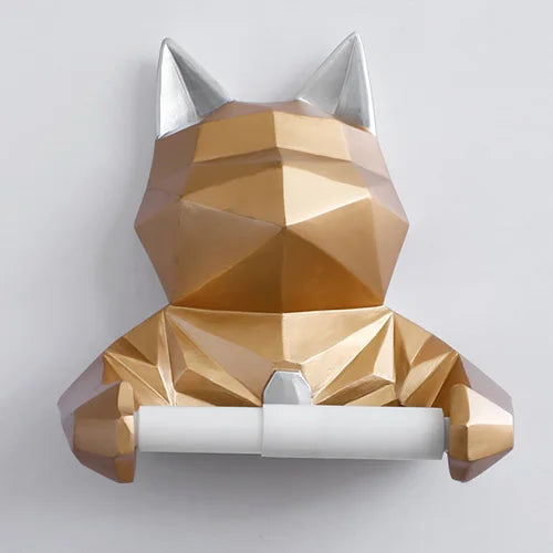 animal tissue box Statue Figurine Hanging toilet paper holder Washroom Wall Home Decor Roll Paper Tissue Box Holder Wall Mount