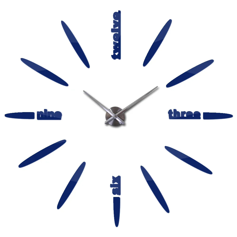Sale New Wall Clock Clocks Watch Stickers Diy 3d Acrylic Mirror Home Decoration Quartz Balcony/courtyard Needle Modern hot
