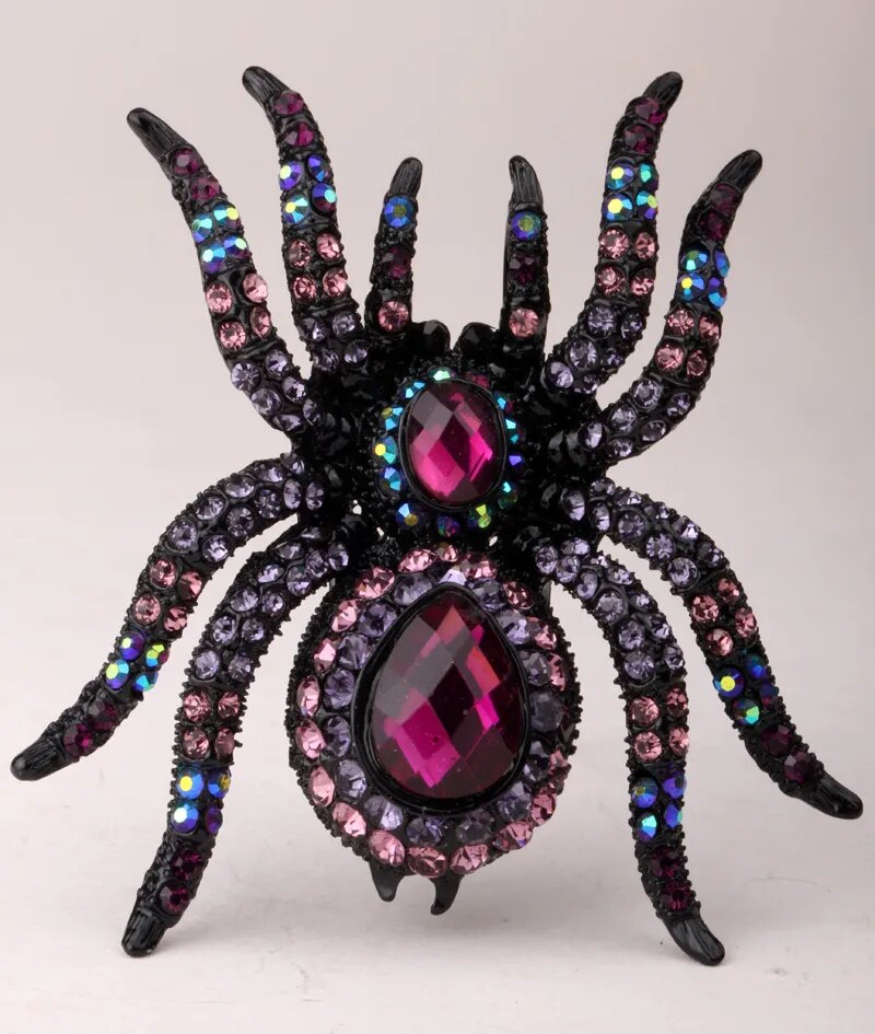 Spider Brooch Pin Pendant Halloween Jewelry