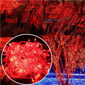 New LED String Light 200 LED 20M Christmas/Wedding/Party Decoration Lights Garland AC 110V 220V outdoor Waterproof Led Lamp