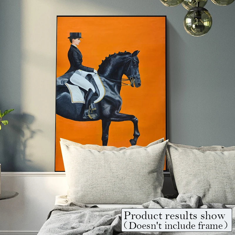 Modern HD Horse Posters And Prints Canvas Painting Wall Art Pictures For Living Room Animal Fashion Nordic Style Home Decor