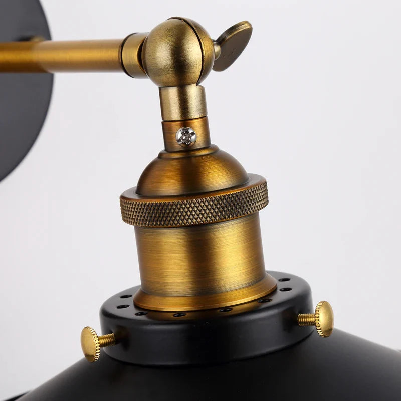 American vintage wall lamp indoor lighting bedside lamps wall lights for home  diameter 22cm 110V/220V E27