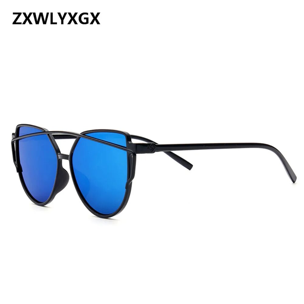 ZXWLYXGX 2020  women's sunglasses trendy retro colorful cat eye sunglasses  oculos de sol masculino