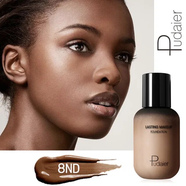 Pudaier 40ml Matte Makeup Foundation Cream For Face Professional Concealing Make Up Liquid Long-lasting Cosmetics