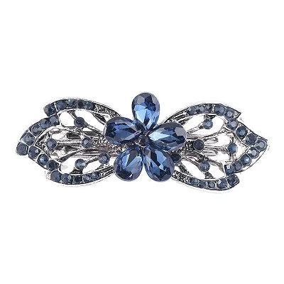 EASYA New Vintage Crystal Barrettes Hair Accessories Women Girls Elegant Butterfly Leaf Bowknot Hairpins Headwear Jewelry