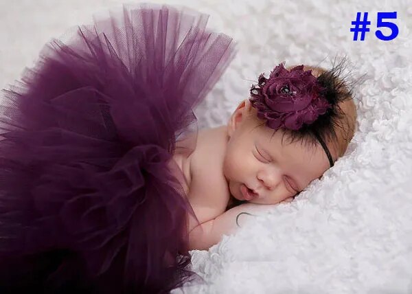 Sweet Simplicity Tutu And Tiara Set Stunning Unique Newborn Photo Prop And Halloween Costume Baby Tutus Skirt TS026