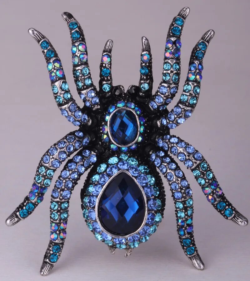 Spider Brooch Pin Pendant Halloween Jewelry