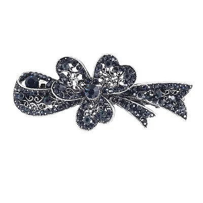EASYA New Vintage Crystal Barrettes Hair Accessories Women Girls Elegant Butterfly Leaf Bowknot Hairpins Headwear Jewelry